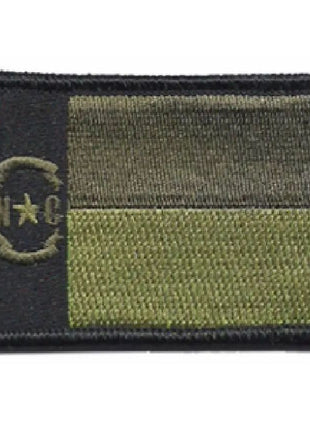 BuckUp Tactical Morale Patch Hook North Carolina Raleigh State Patches 3x2".