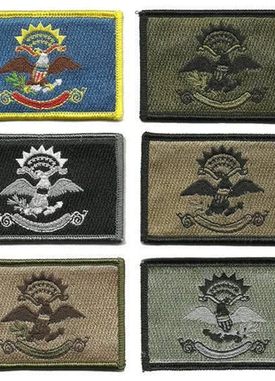 BuckUp Tactical Morale Patch Hook North Dakota Bismarck State Patches 3x2".
