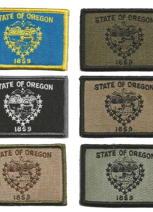 BuckUp Tactical Morale Patch Hook Oregon Salem State Patches 3x2".