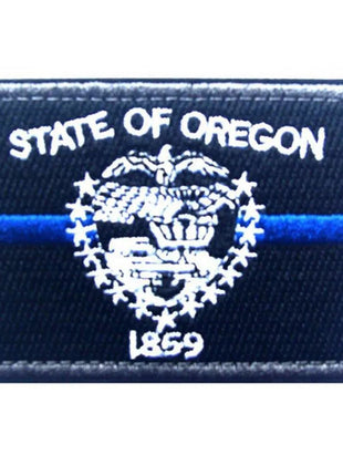 BuckUp Tactical Morale Patch Hook Oregon Salem State Patches 3x2".