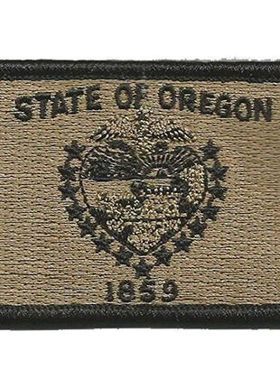 BuckUp Tactical Morale Patch Hook Oregon Salem State Patches 3x2".