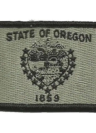 BuckUp Tactical Morale Patch Hook Oregon Salem State Patches 3x2".