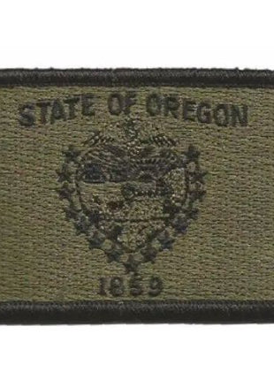 BuckUp Tactical Morale Patch Hook Oregon Salem State Patches 3x2".