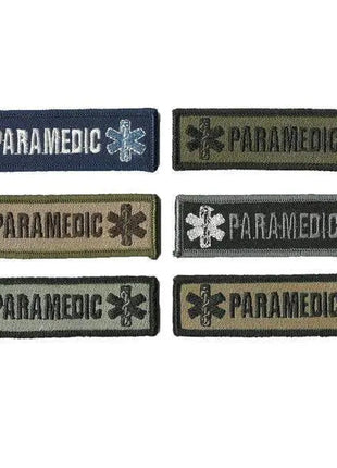 BuckUp Tactical Morale Patch Hook Paramedic EMT Patches 3x1".