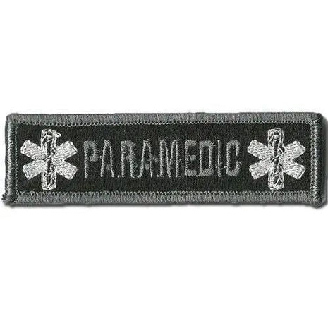 BuckUp Tactical Morale Patch Hook Paramedic EMT Patches 3x1".