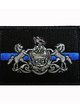 BuckUp Tactical Morale Patch Hook Pennsylvania Harrisburg State Patches 3x2".