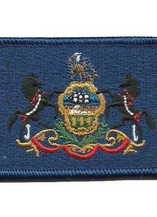 BuckUp Tactical Morale Patch Hook Pennsylvania Harrisburg State Patches 3x2".