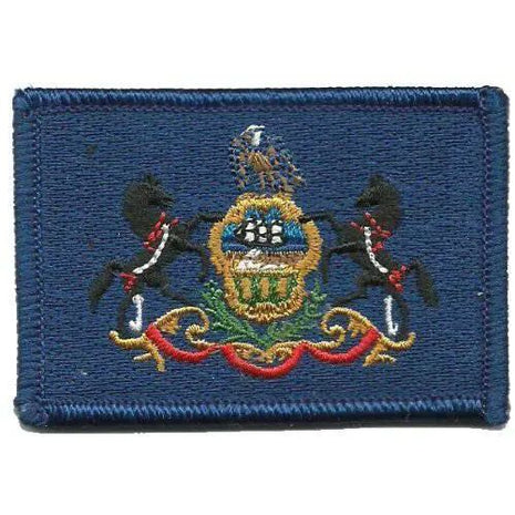 BuckUp Tactical Morale Patch Hook Pennsylvania Harrisburg State Patches 3x2".