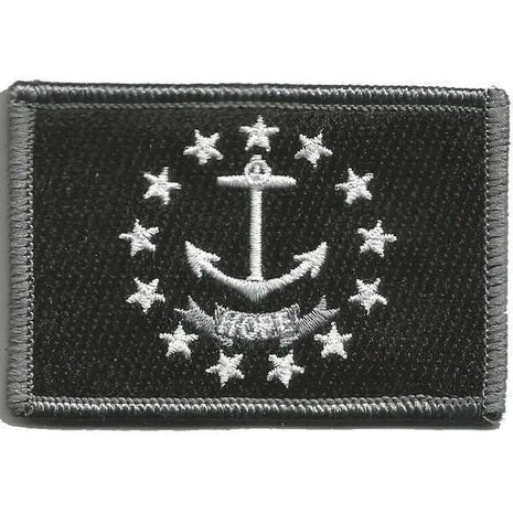 BuckUp Tactical Morale Patch Hook Rhode Island State Patches 3x2".