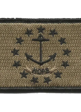 BuckUp Tactical Morale Patch Hook Rhode Island State Patches 3x2".