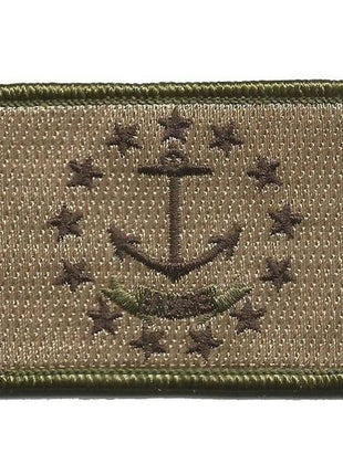 BuckUp Tactical Morale Patch Hook Rhode Island State Patches 3x2".