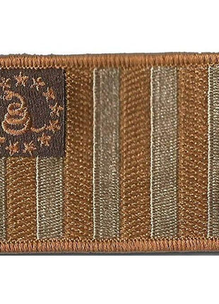 BuckUp Tactical Morale Patch Hook Sons Of Liberty Gadsden DTOM Patches 3x2".