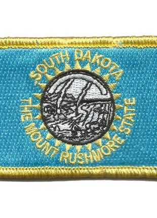 BuckUp Tactical Morale Patch Hook South Dakota Pierre State Patches 3x2".