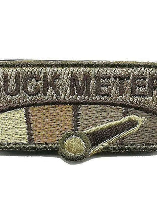 BuckUp Tactical Morale Patch Hook Suck Meter funny Patches 2x1".
