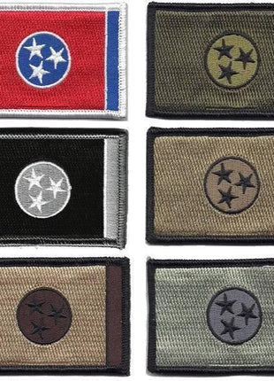 BuckUp Tactical Morale Patch Hook Tennessee Nashville State Patches 3x2".