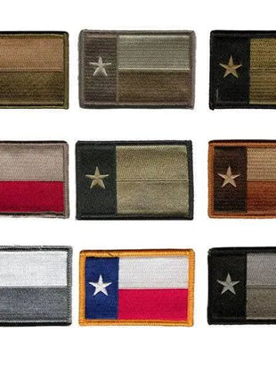 BuckUp Tactical Morale Patch Hook Texas Austin Houston Alamo State Patches 3x2".