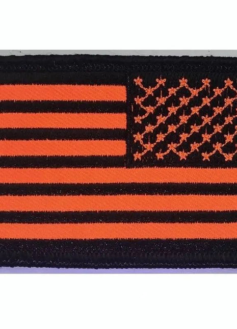 BuckUp Tactical Morale Patch Hook USA US Flag Reversed Facing Patches 3x2".