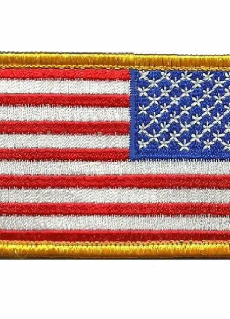 BuckUp Tactical Morale Patch Hook USA US Flag Reversed Facing Patches 3x2".