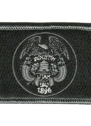 BuckUp Tactical Morale Patch Hook Utah Salt Lake City State Patches 3x2".