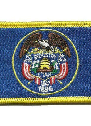 BuckUp Tactical Morale Patch Hook Utah Salt Lake City State Patches 3x2".