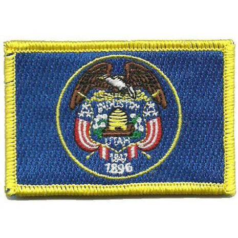 BuckUp Tactical Morale Patch Hook Utah Salt Lake City State Patches 3x2".