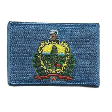 BuckUp Tactical Morale Patch Hook Vermont Montpielier State Patches 3x2".