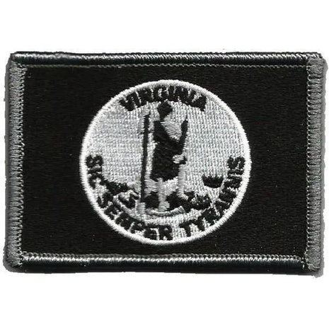 BuckUp Tactical Morale Patch Hook Virginia Richmond State Patches 3x2".