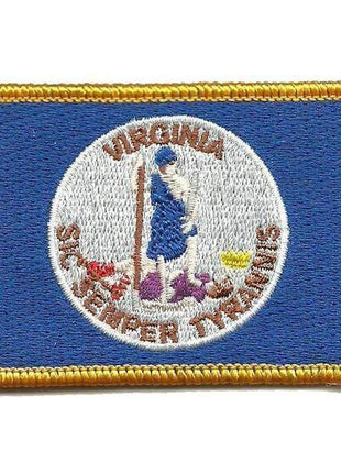 BuckUp Tactical Morale Patch Hook Virginia Richmond State Patches 3x2".