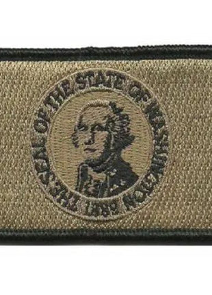 BuckUp Tactical Morale Patch Hook Washington Olympia State Patches 3x2".