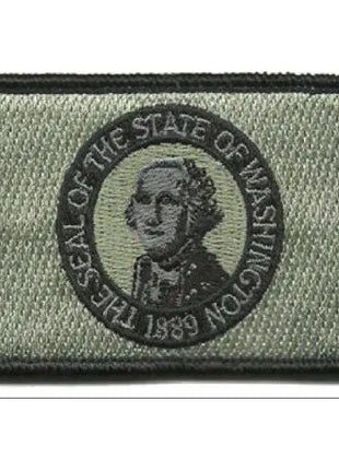 BuckUp Tactical Morale Patch Hook Washington Olympia State Patches 3x2".