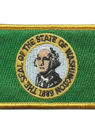 BuckUp Tactical Morale Patch Hook Washington Olympia State Patches 3x2".