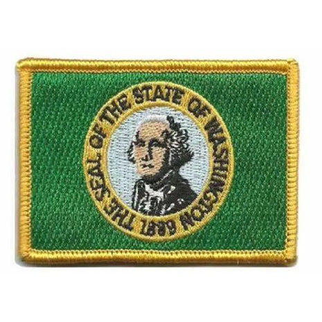 BuckUp Tactical Morale Patch Hook Washington Olympia State Patches 3x2".