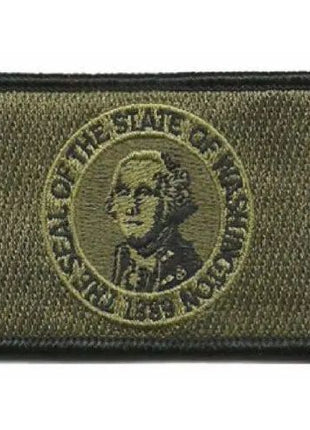 BuckUp Tactical Morale Patch Hook Washington Olympia State Patches 3x2".