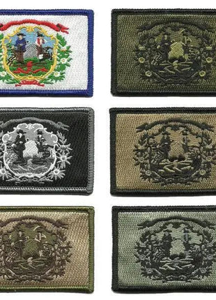 BuckUp Tactical Morale Patch Hook West Virginia Charleston State Patches 3x2".