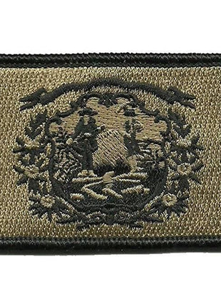 BuckUp Tactical Morale Patch Hook West Virginia Charleston State Patches 3x2".