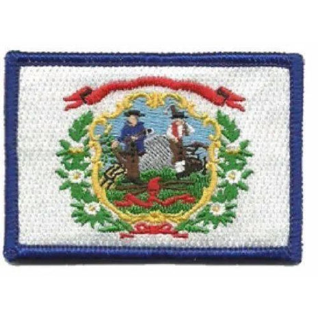 BuckUp Tactical Morale Patch Hook West Virginia Charleston State Patches 3x2".