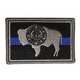 BuckUp Tactical Morale Patch Hook Wyoming Cheyenne State Patches 3x2".
