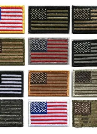 BuckUp Tactical Morale Patch HookUSA US Flag Forward Facing Patches 3x2".