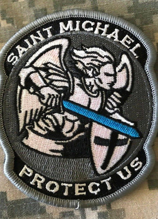 BuckUp Tactical Morale Patch Hook St Michael Saint Michael Patches 3".