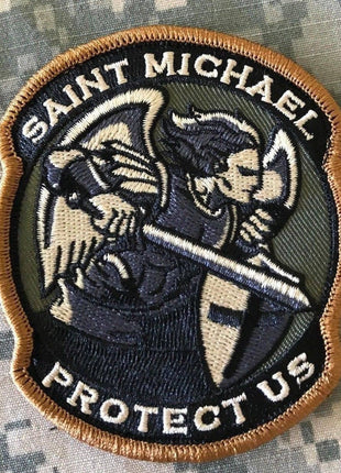BuckUp Tactical Morale Patch Hook St Michael Saint Michael Patches 3".