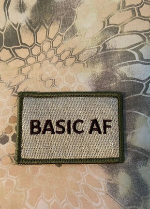 Basic As Fuck Basic AF funny morale 3x2".