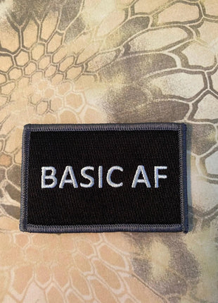 Basic As Fuck Basic AF funny morale 3x2".