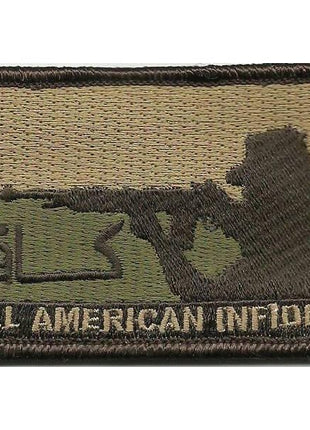 BuckUp Tactical Morale Patch Hook All American INFIDEL Patches 3x2".