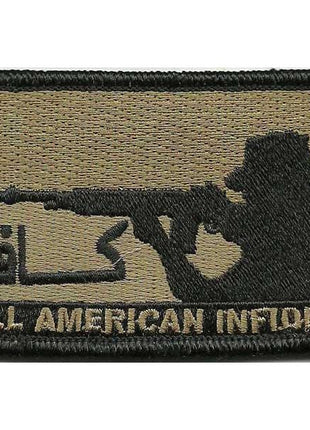 BuckUp Tactical Morale Patch Hook All American INFIDEL Patches 3x2".