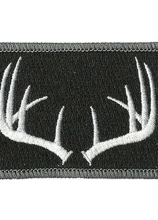 BuckUp Tactical Morale Patch Hook Antlers Deer Wildlife Hunter Hunt Patches 3x2".