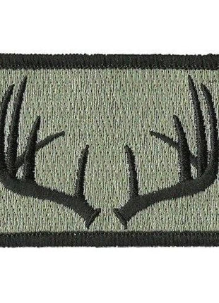 BuckUp Tactical Morale Patch Hook Antlers Deer Wildlife Hunter Hunt Patches 3x2".