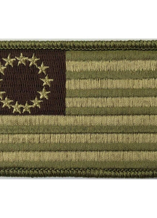 BuckUp Tactical Morale Patch Hook Betsy Ross Patches 3x2".