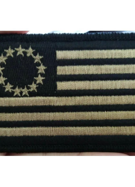 BuckUp Tactical Morale Patch Hook Betsy Ross Patches 3x2".