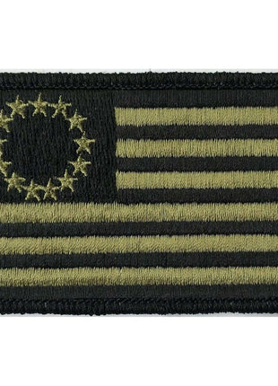 BuckUp Tactical Morale Patch Hook Betsy Ross Patches 3x2".