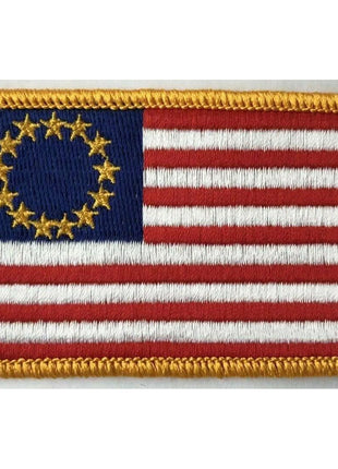 BuckUp Tactical Morale Patch Hook Betsy Ross Patches 3x2".